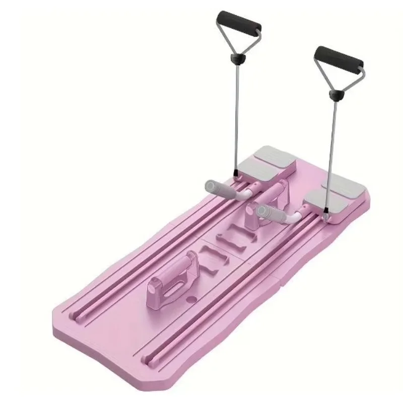HOME PILATES 居家滑軌訓練板|核心雕塑・全身拉伸燃脂・臀腿線條|雙阻力拉繩可調可拆:圖片 2